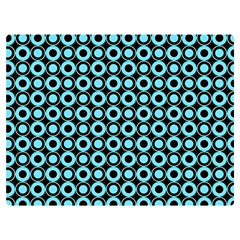 Mazipoodles Blue Donuts Polka Dot Premium Plush Fleece Blanket (extra Small) by Mazipoodles