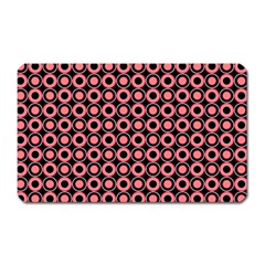 Mazipoodles Red Donuts Polka Dot  Magnet (rectangular) by Mazipoodles