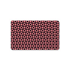 Mazipoodles Red Donuts Polka Dot  Magnet (name Card) by Mazipoodles