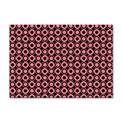 Mazipoodles Red Donuts Polka Dot  Sticker A4 (100 Pack) by Mazipoodles