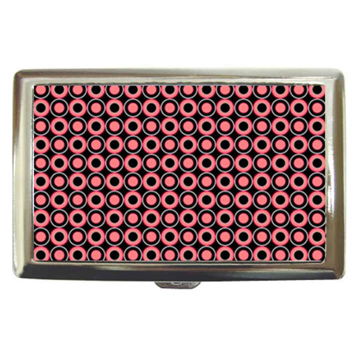 Mazipoodles Red Donuts Polka Dot  Cigarette Money Case