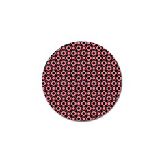 Mazipoodles Red Donuts Polka Dot  Golf Ball Marker (4 Pack) by Mazipoodles