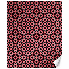 Mazipoodles Red Donuts Polka Dot  Canvas 16  X 20  by Mazipoodles