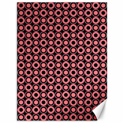 Mazipoodles Red Donuts Polka Dot  Canvas 36  X 48 