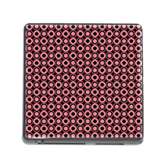 Mazipoodles Red Donuts Polka Dot  Memory Card Reader (square 5 Slot) by Mazipoodles