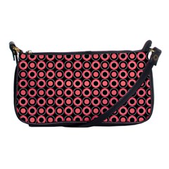 Mazipoodles Red Donuts Polka Dot  Shoulder Clutch Bag by Mazipoodles