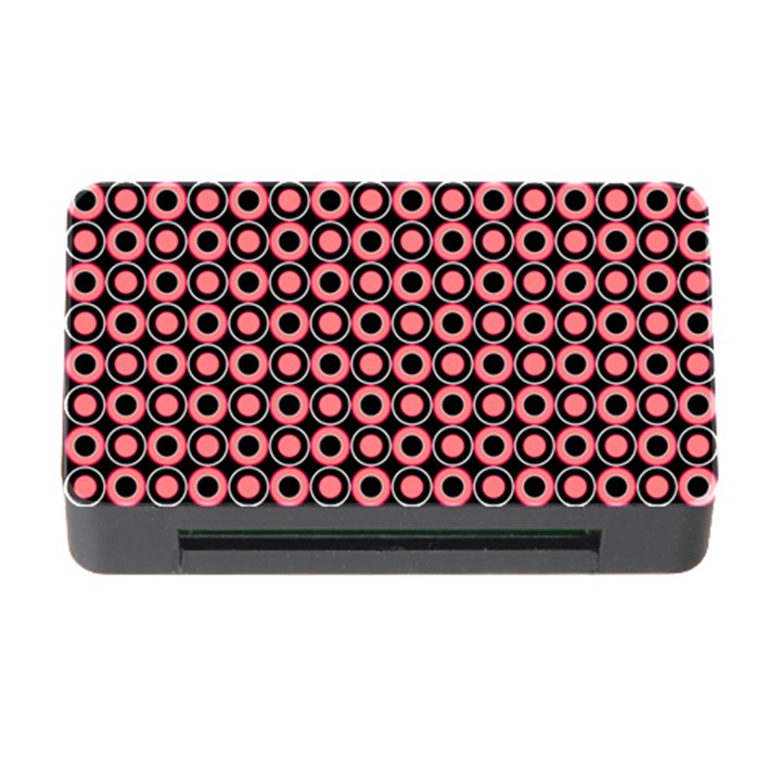 Mazipoodles Red Donuts Polka Dot  Memory Card Reader with CF