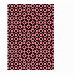 Mazipoodles Red Donuts Polka Dot  Large Garden Flag (two Sides) by Mazipoodles