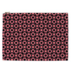 Mazipoodles Red Donuts Polka Dot  Cosmetic Bag (xxl) by Mazipoodles