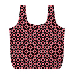 Mazipoodles Red Donuts Polka Dot  Full Print Recycle Bag (l) by Mazipoodles