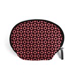 Mazipoodles Red Donuts Polka Dot  Accessory Pouch (Small) Front