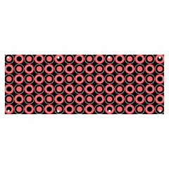 Mazipoodles Red Donuts Polka Dot  Banner And Sign 8  X 3  by Mazipoodles