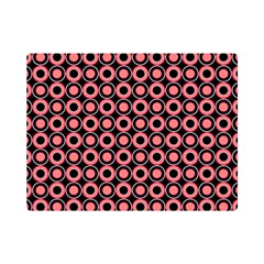 Mazipoodles Red Donuts Polka Dot  Premium Plush Fleece Blanket (mini) by Mazipoodles