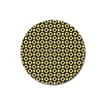  Mazipoodles Yellow Donuts Polka Dot Magnet 3  (Round) Front