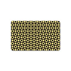  Mazipoodles Yellow Donuts Polka Dot Magnet (name Card) by Mazipoodles