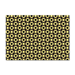  Mazipoodles Yellow Donuts Polka Dot Sticker A4 (100 Pack) by Mazipoodles