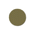  Mazipoodles Yellow Donuts Polka Dot Golf Ball Marker (4 pack) Front