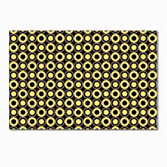  Mazipoodles Yellow Donuts Polka Dot Postcard 4 x 6  (pkg Of 10) by Mazipoodles