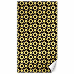  Mazipoodles Yellow Donuts Polka Dot Canvas 40  X 72  by Mazipoodles