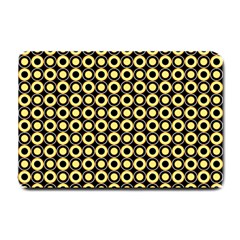  Mazipoodles Yellow Donuts Polka Dot Small Doormat by Mazipoodles