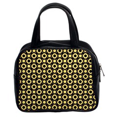  Mazipoodles Yellow Donuts Polka Dot Classic Handbag (two Sides) by Mazipoodles