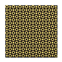  Mazipoodles Yellow Donuts Polka Dot Face Towel by Mazipoodles