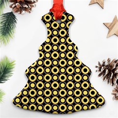  Mazipoodles Yellow Donuts Polka Dot Christmas Tree Ornament (two Sides)