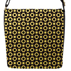  Mazipoodles Yellow Donuts Polka Dot Flap Closure Messenger Bag (s) by Mazipoodles