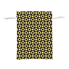  Mazipoodles Yellow Donuts Polka Dot Lightweight Drawstring Pouch (l) by Mazipoodles