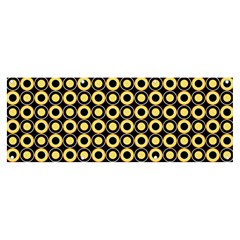  Mazipoodles Yellow Donuts Polka Dot Banner And Sign 8  X 3  by Mazipoodles