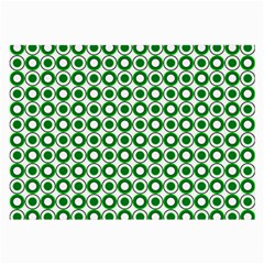 Mazipoodles Green White Donuts Polka Dot  Large Glasses Cloth by Mazipoodles