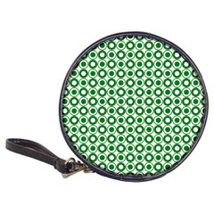 Mazipoodles Green White Donuts Polka Dot  Classic 20-cd Wallets by Mazipoodles