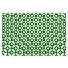 Mazipoodles Green White Donuts Polka Dot  Banner And Sign 6  X 4  by Mazipoodles