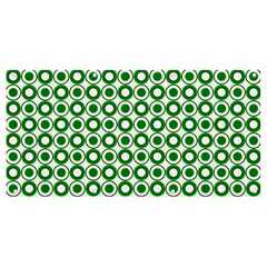 Mazipoodles Green White Donuts Polka Dot  Banner And Sign 8  X 4  by Mazipoodles