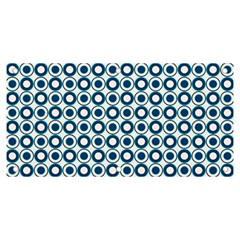 Mazipoodles Dusty Duck Egg Blue White Donuts Polka Dot Banner And Sign 6  X 3  by Mazipoodles