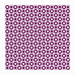 Mazipoodles Magenta White Donuts Polka Dot Medium Glasses Cloth by Mazipoodles