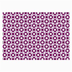 Mazipoodles Magenta White Donuts Polka Dot Large Glasses Cloth by Mazipoodles