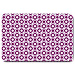 Mazipoodles Magenta White Donuts Polka Dot Large Doormat 30 x20  Door Mat