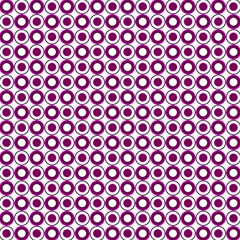 Mazipoodles Magenta White Donuts Polka Dot Play Mat (rectangle) by Mazipoodles