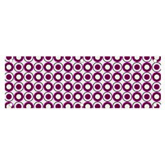 Mazipoodles Magenta White Donuts Polka Dot Banner And Sign 6  X 2  by Mazipoodles