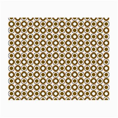 Mazipoodles Olive White Donuts Polka Dot Small Glasses Cloth by Mazipoodles