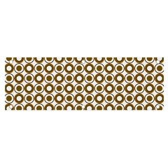 Mazipoodles Olive White Donuts Polka Dot Banner And Sign 6  X 2  by Mazipoodles