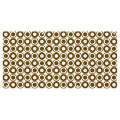 Mazipoodles Olive White Donuts Polka Dot Banner And Sign 8  X 4  by Mazipoodles