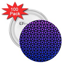 Mazipoodles Purple Pink Gradient Donuts Polka Dot 2 25  Buttons (100 Pack)  by Mazipoodles