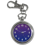 Mazipoodles Purple Pink Gradient Donuts Polka Dot Key Chain Watches Front