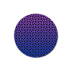 Mazipoodles Purple Pink Gradient Donuts Polka Dot Magnet 3  (round) by Mazipoodles