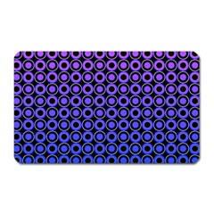 Mazipoodles Purple Pink Gradient Donuts Polka Dot Magnet (rectangular) by Mazipoodles