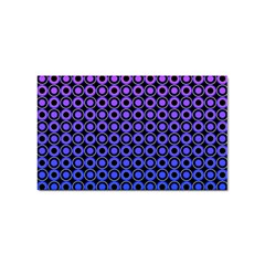 Mazipoodles Purple Pink Gradient Donuts Polka Dot Sticker Rectangular (100 Pack) by Mazipoodles