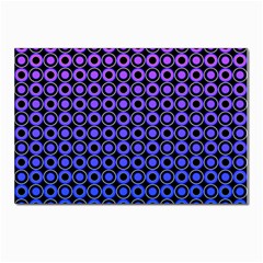 Mazipoodles Purple Pink Gradient Donuts Polka Dot Postcards 5  X 7  (pkg Of 10) by Mazipoodles