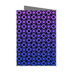 Mazipoodles Purple Pink Gradient Donuts Polka Dot Mini Greeting Cards (pkg Of 8)